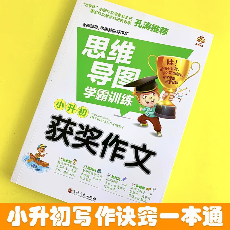 思维导图 小升初获奖作文 小学通用 小学生优秀作文满分作文素材书小学三四五六年级作文辅导获奖作文范文例文赏析满分作文大全详情图