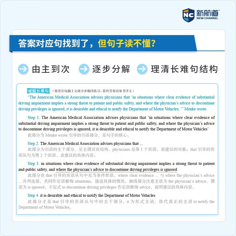 新航道 (2026)考研英语（二）十年真题点石成金 2026考研英语（二）真题解析 赠电子资源 详情图