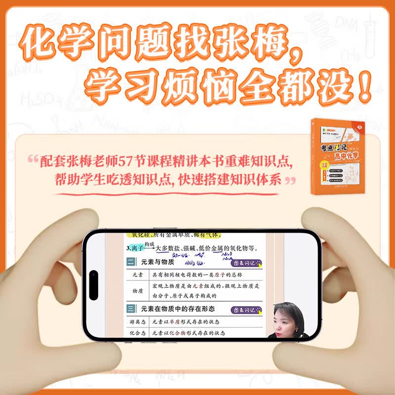 学丞张梅高中化学思维导图高考一二三年级通用高中教辅元素周期表有机无机高中化学知识点总结人教版适用新版教材配视频 推荐【思维导图+考点闪...详情图