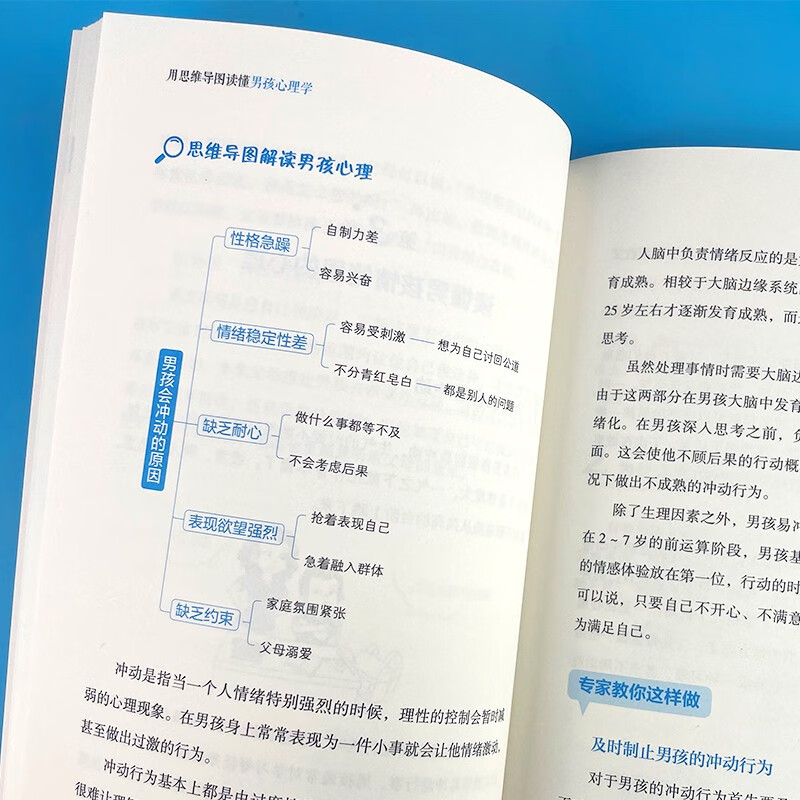 用思维导图读懂男孩心理学 男孩心里深度解析 读懂男孩心理解决成长烦恼培养快乐男孩 家庭亲子教育指导正版心理健康教育指南书
