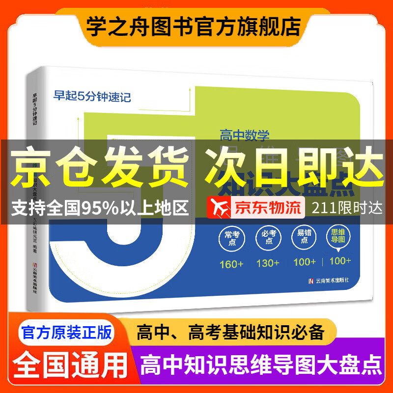 【2025旗舰店官方正版】高中知识大盘点思维导图 张老师雪峰名师推荐学之舟早起5分钟速记高中高考基础知识复习难点通用必背知识点汇总 高一高二...详情图