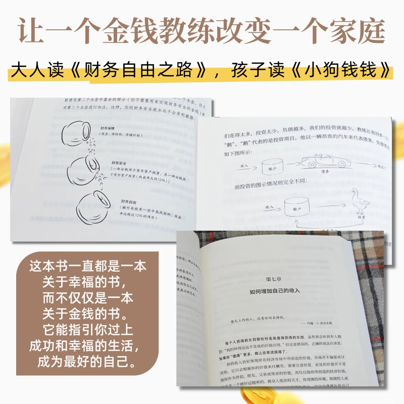 财务自由之路：7年内赚到你的第一个1000万 《小狗钱钱》作者 全球销量超1000万册  中文版销量超200万册详情图