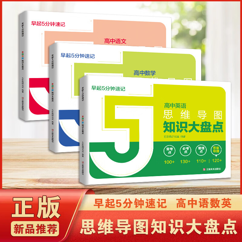 【2025旗舰店官方正版】高中知识大盘点思维导图 张老师雪峰名师推荐学之舟早起5分钟速记高中高考基础知识复习难点通用必背知识点汇总 高一高二...