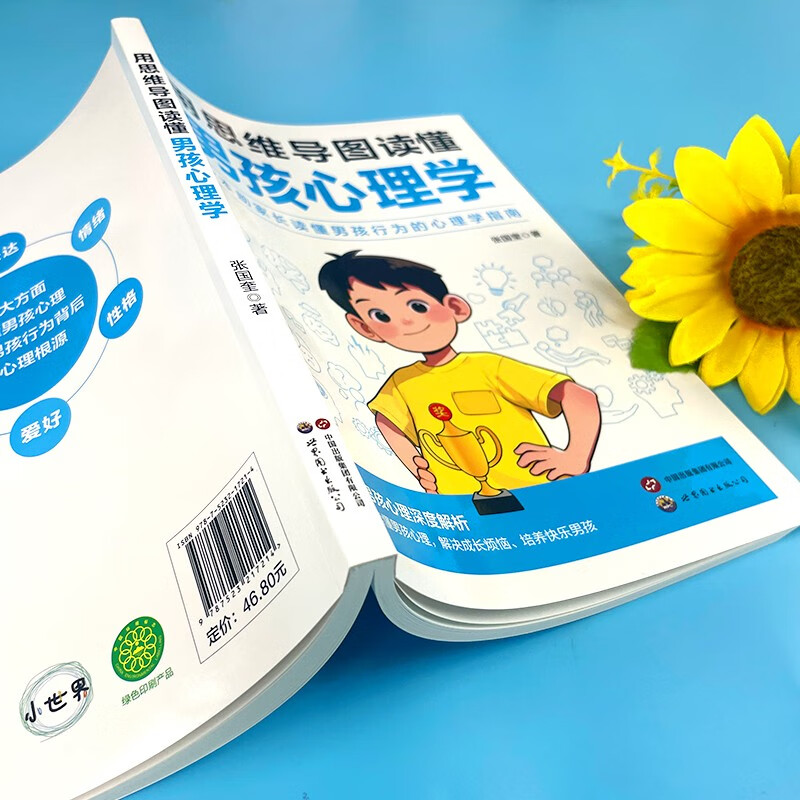 用思维导图读懂男孩心理学 男孩心里深度解析 读懂男孩心理解决成长烦恼培养快乐男孩 家庭亲子教育指导正版心理健康教育指南书