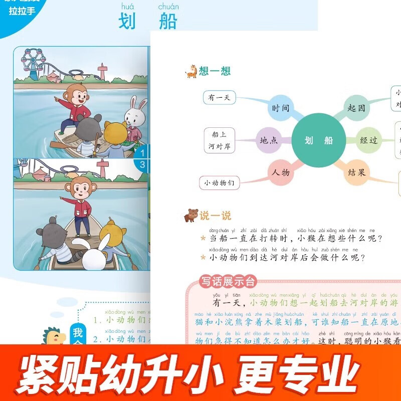 思维导图看图说话幼小衔接阅读绘本 幼儿园书籍看图编故事幼升小教材