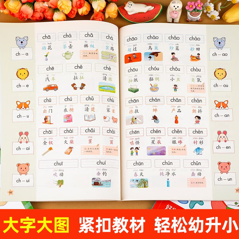 每天十分钟 思维导图拼音拼读专项训练一年级拼音练字帖幼升小幼小衔接启蒙教材