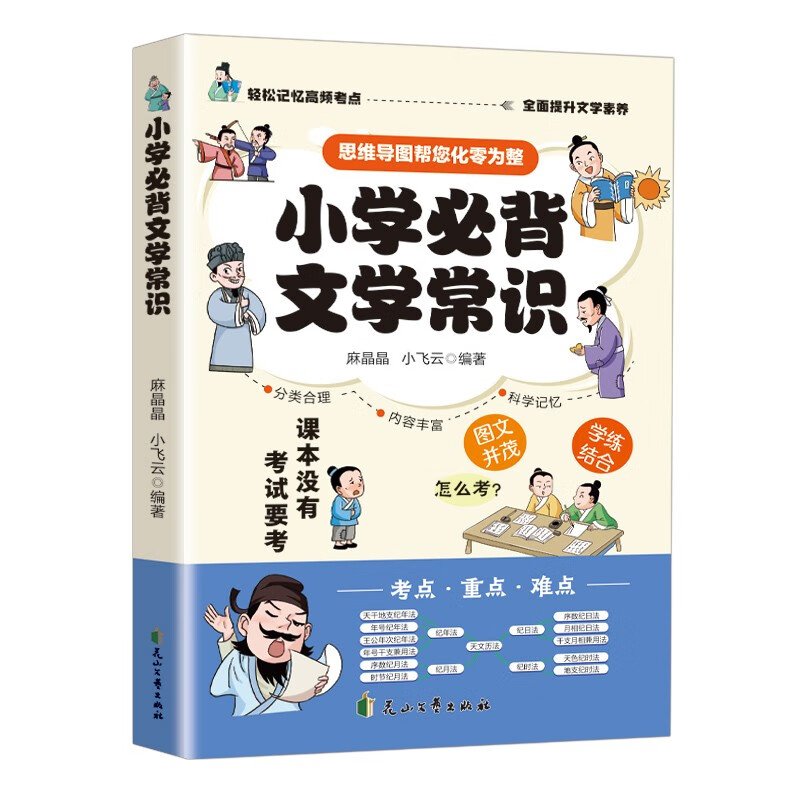 小学必背文学常识 小学语文基础知识大全思维导图1-6年级小学生必备文学常识