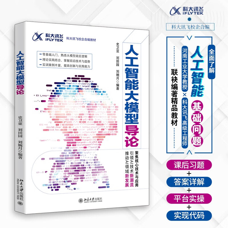 人工智能大模型导论 科大讯飞合著详情图