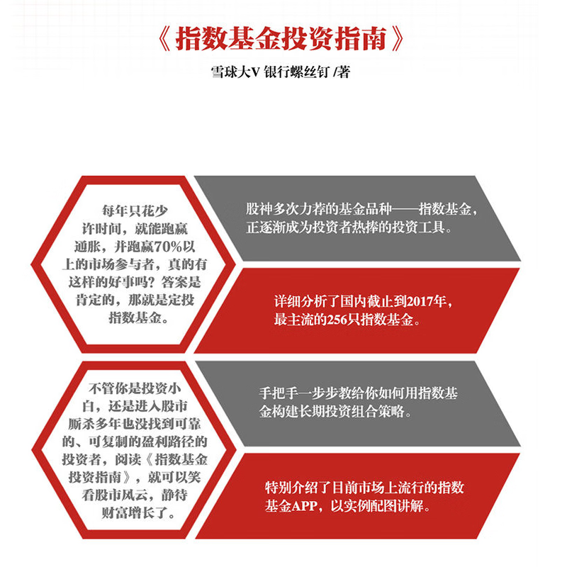 指数基金投资指南 银行螺丝钉 著 雪球大V 投资大V 指数基金 新手入门 问你件投资策略 畅销书 正版书籍 指数基金投资指南详情图