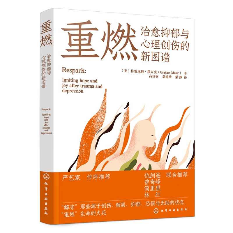 重燃 治愈抑郁与心理创伤的新图谱 创伤和抑郁后点燃希望和喜悦 心灵治愈放松书籍 创伤抑郁解离恐惧无助心理治愈重燃希望疗愈书 重燃：治愈抑郁与心理创伤的新图谱详情图