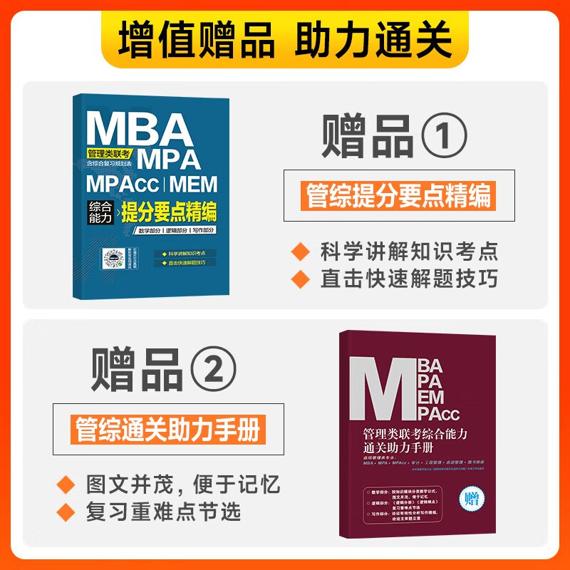 考研mpa mem考研英语二管综历年真题2025可搭1000题讲真题详情图