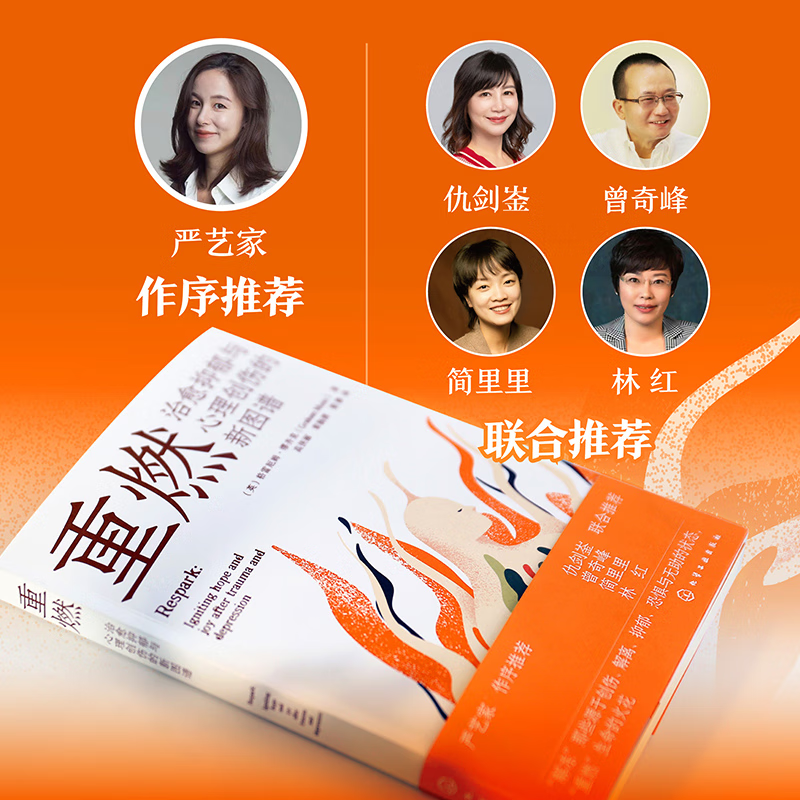 重燃 治愈抑郁与心理创伤的新图谱 创伤和抑郁后点燃希望和喜悦 心灵治愈放松书籍 创伤抑郁解离恐惧无助心理治愈重燃希望疗愈书 重燃：治愈抑郁与心理创伤的新图谱详情图