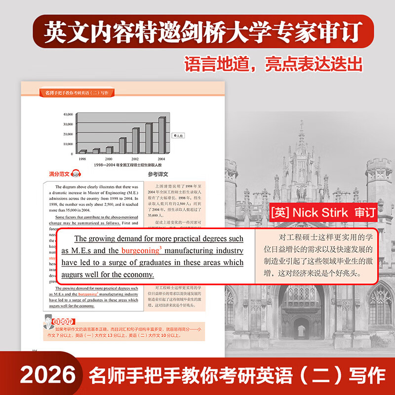 2026名师手把手教你考研英语(二)写作(苹果英语考研红皮书)