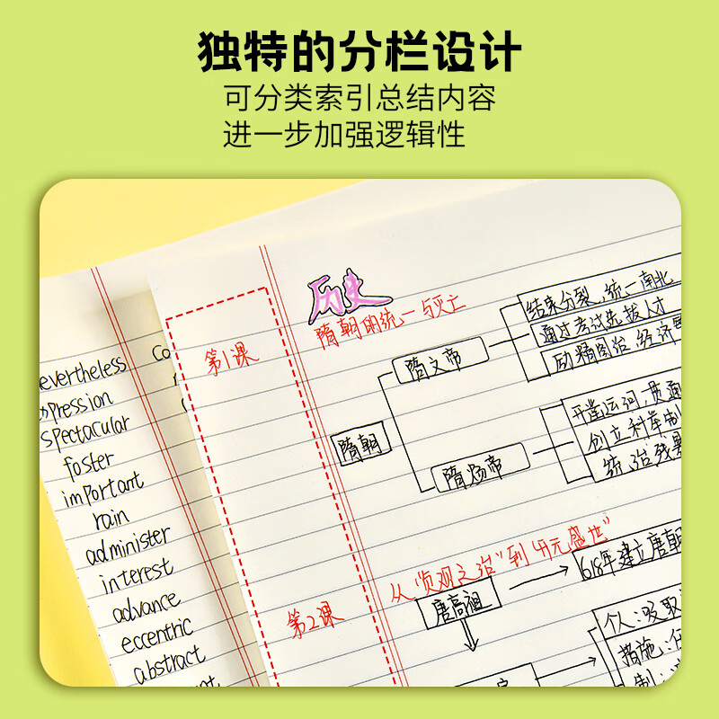 维克多利A3大尺寸思维导图试卷型拍纸本易撕草稿纸考研考公专用英语背单词横线绘图错题演算本可撕刷题纸 A3横线草稿本1本装详情图