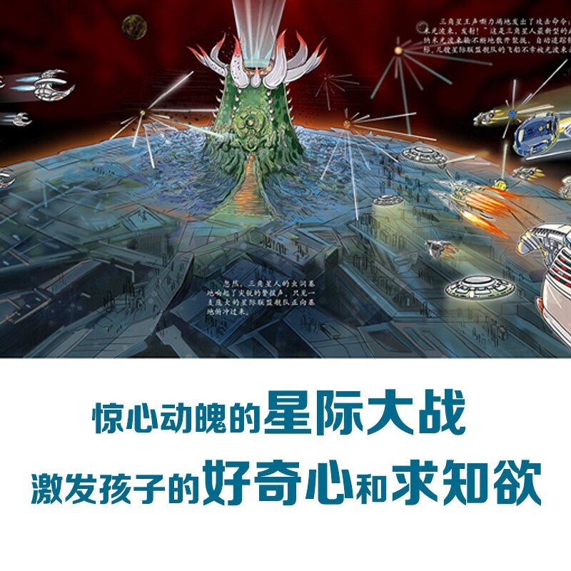 【出版社直发】刘慈欣给孩子的科幻绘本全8册 6-12岁儿童科幻阅读宇宙科普知识误闯虫洞青少年激发孩子好奇心探索欲冒险励志故事儿童太空百科全...详情图