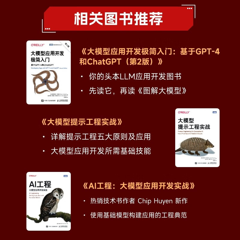 图解大模型：生成式AI原理与实战 大语言模型大模型应用开发Transformer DeepSeek模型原理开发深度学习 图灵出品 AI书籍详情图