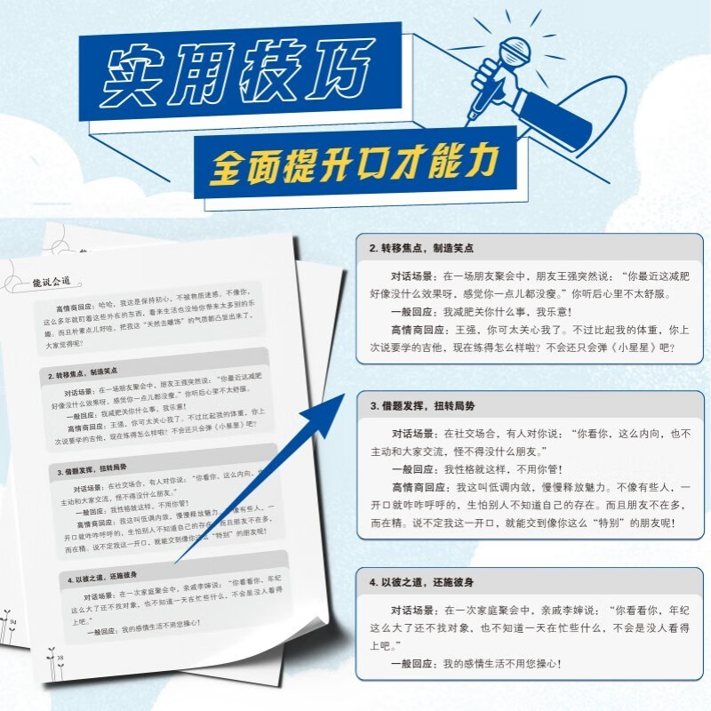 能说会道情感职场人际社交提升高情商口才表达力交际高手发言高情商口才表达高效率沟通话语言艺术社交技巧