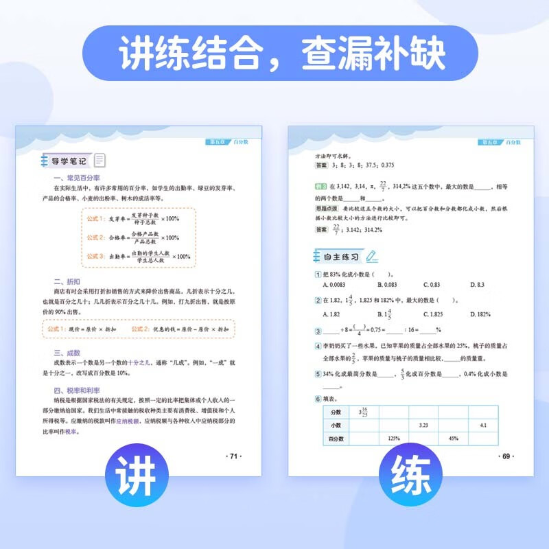 漫画思维导图 小学数学知识大全——数与代数