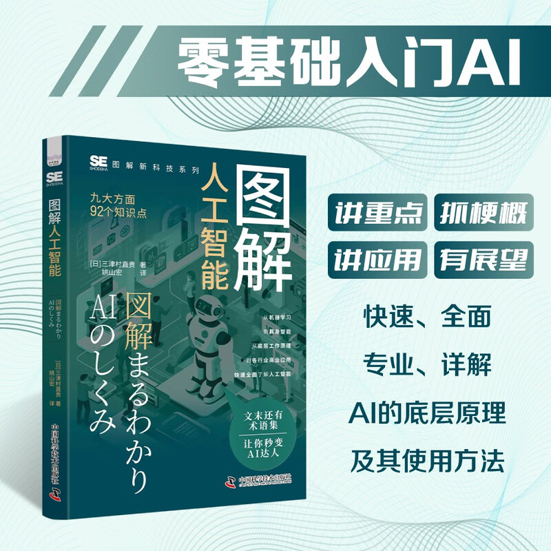 图解人工智能：从机器学习到具身智能，从底层工作原理到各行业商业应用详情图