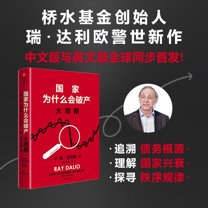纽约时报畅销书榜首 亚马逊经济投资新书榜top1 原则 债务危机 论美国 国家为什么会失败 中信出版社详情图