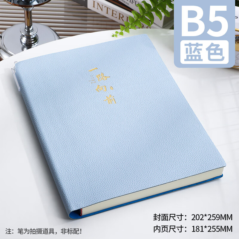 朗捷康奈尔笔记本本子加厚288页加大b5软皮面本5R高效记忆思维导图本子大学生复习考研学习记事本详情图