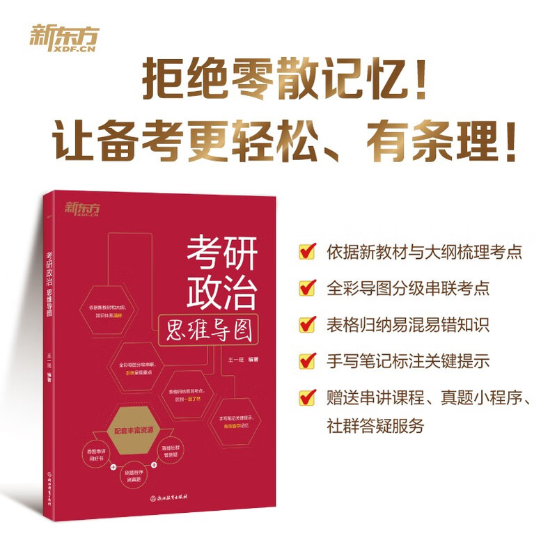 新东方 2026考研政治思维导图 考研政治专项练习突破难点详情图