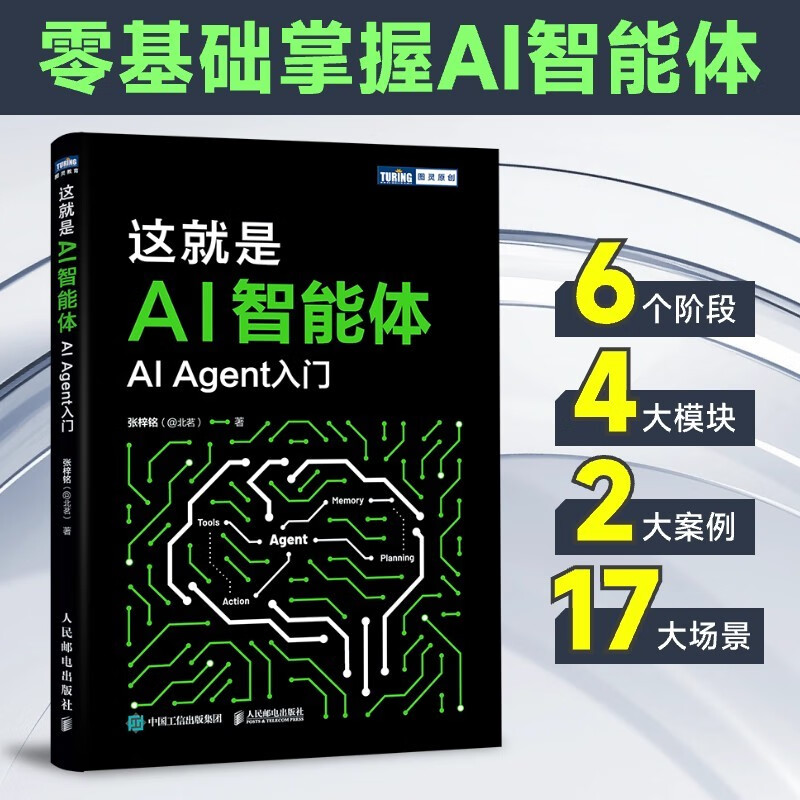 这就是AI智能体——AI Agent入门 agent LLM大模型应用开发GPT deepseek 图灵出品详情图
