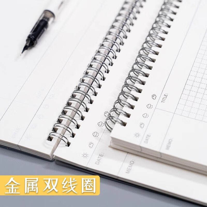 BLINGIRD a4大号思维导图笔记本子活页夹装订横式四维导图纸张空白的康奈尔模板小学生做手绘画的 1本/A4思维导图详情图