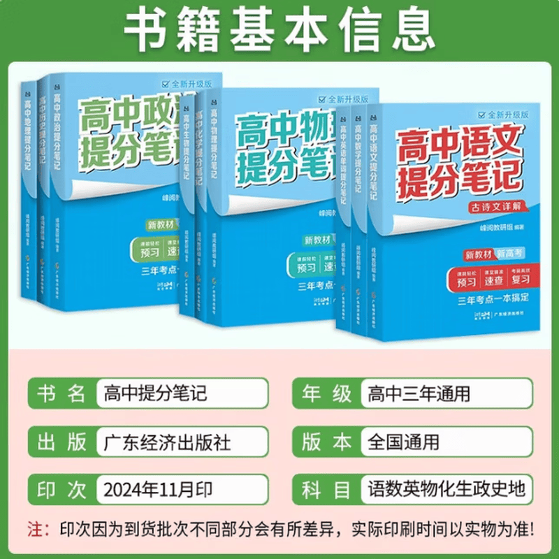 【京仓直配-云仓发货】高中知识大盘点 高中思维导图 早起5五分钟速记高中知识大盘点 高中分层练张雪峰2025新版数学分层练 高中提分笔记 【全套9册】语数英物化生政历地