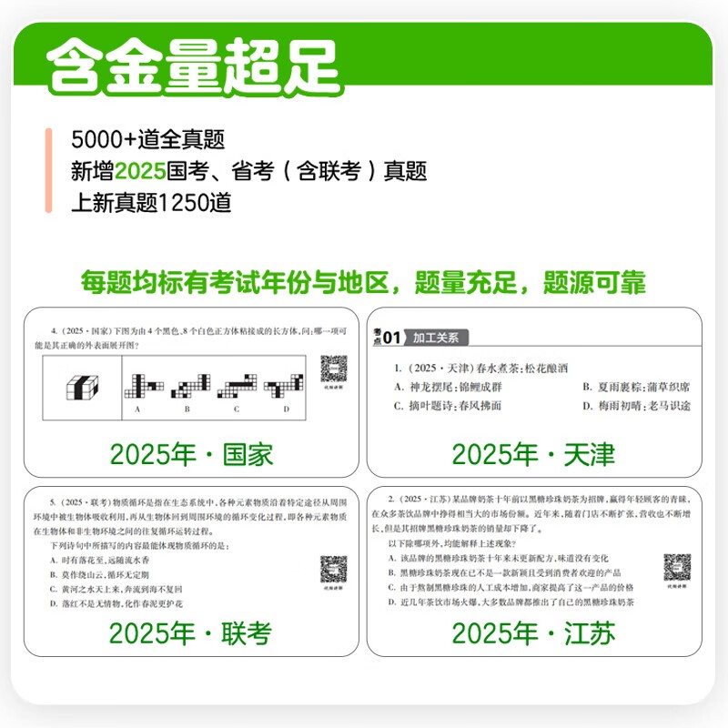 公务员考试高分刷题 北京江苏云南山东西广东四川河南上海 可搭历年真题粉笔980华图宝典网课视频