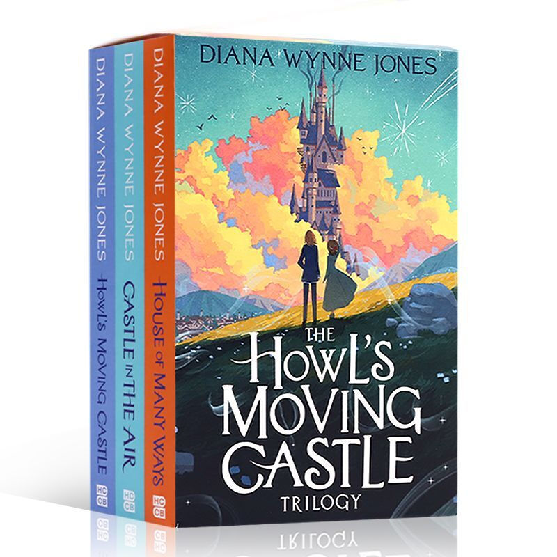 英文原版 The Howl’s Moving Castle Trilogy Box Set 哈尔的移动城堡3册盒装 宫崎骏动画原著 奇幻小说 魔法冒险 10-14岁