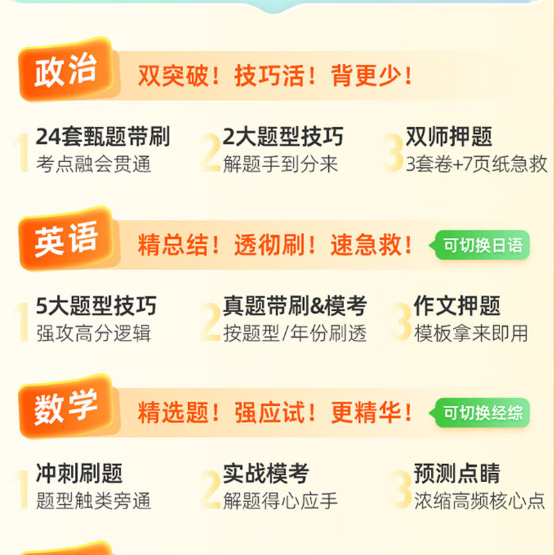 2026考研政治徐涛技巧刷押班曲艺视频网课考研数学杨超英语屠皓民研究生辅导 26考研-技巧刷押班 法硕(非法学)+政英 京东自营