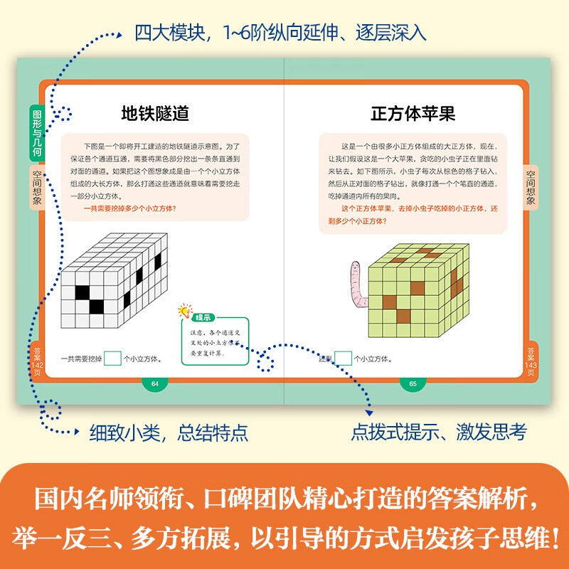 每天5分钟数学小奇迹（全6册）3-6-8-10岁儿童数学思维训练 中法名师联合打造 海淀知名校长联合推荐 小学阶段备必详情图