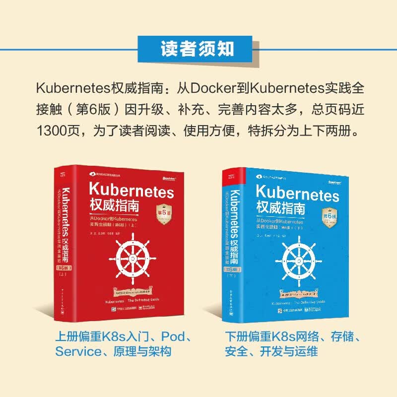 Kubernetes权威指南：从Docker到Kubernetes实践全接触（第6版）(博文视点出品) 正版包邮图书  电子工业出版社 上+下共两册详情图