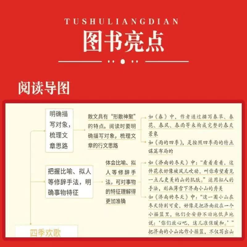 2025版人民日报伴你阅读七年级八年级九年级上下册初中一二三年级人民日报教你写好文章经典美文金句阅读初中作文素材技法与指导 【初中】人民日报伴你阅读 七年级上详情图