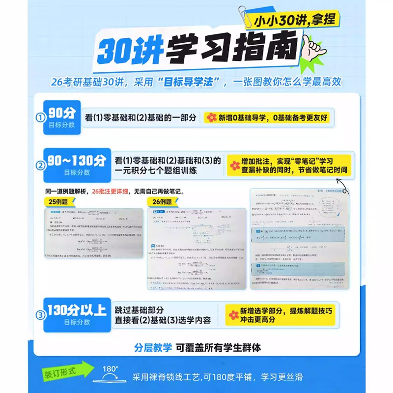 张宇2026考研数学基础30讲 高等数学分册+线性代数分册+1000题 数学二  可搭强化36讲肖秀荣1000题腿姐李永乐武忠祥闪过英语词汇徐涛核心考案黄皮书汤...