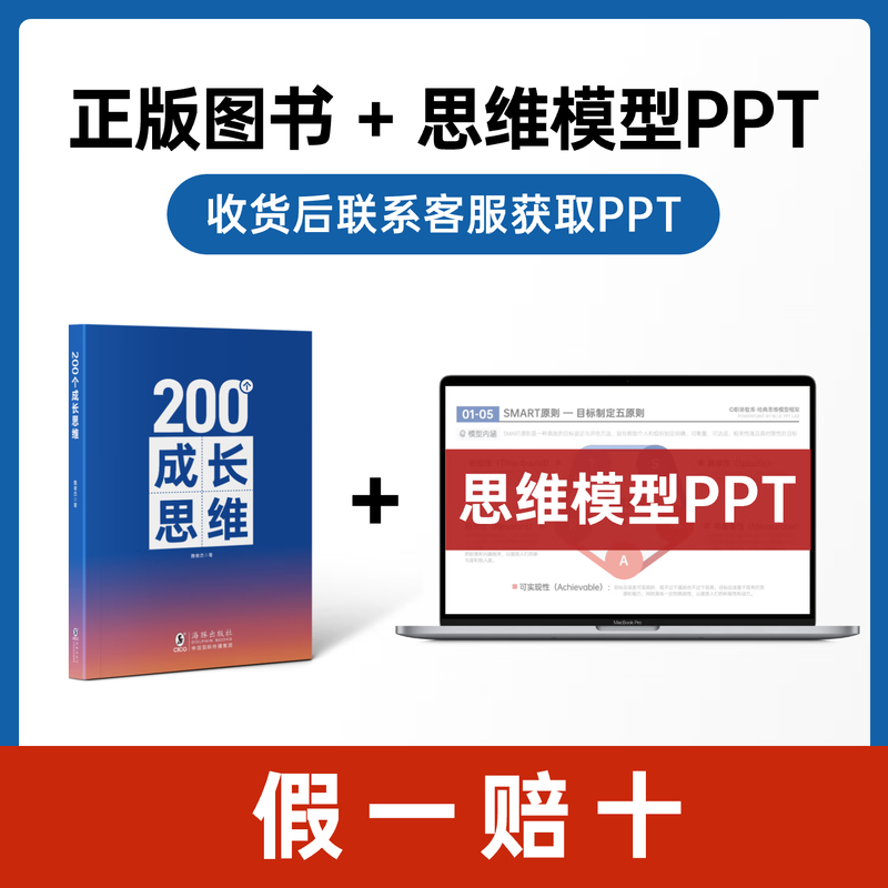 200个成长思维 | 学习力 逻辑框架 思维模型 体系化成长 200个成长思维书+思维模型PPT详情图