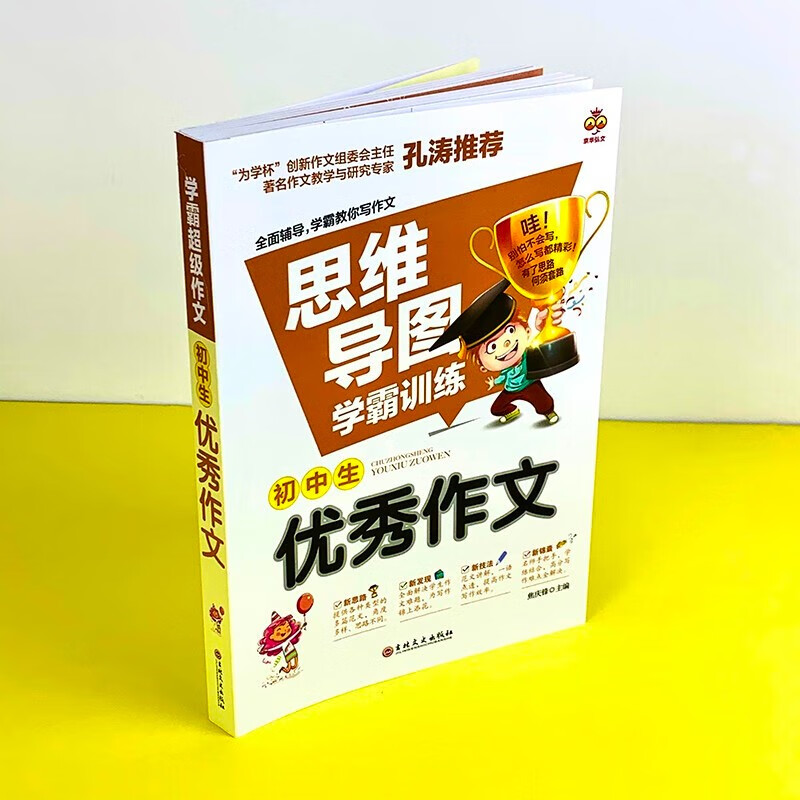 思维导图  初中生优秀作文 班主任老师推荐中学生作文一本全搞定 中考作文满分作文写作方法指导写作技巧得分策略轻松写作文 初中生作文辅导