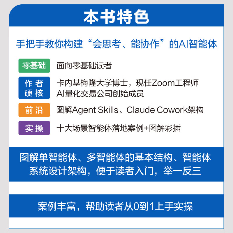 从零构建AI Agent：大模型驱动的智能体设计与实战详情图