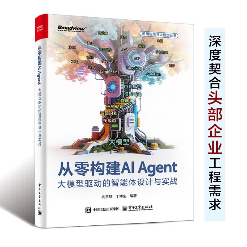 从零构建AI Agent：大模型驱动的智能体设计与实战详情图