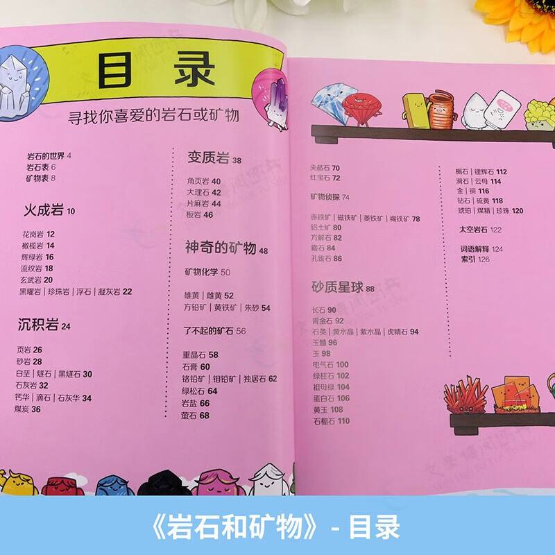生动的科学元素周期表 生动的科学岩石和矿物 生动的科学元素周期表详情图