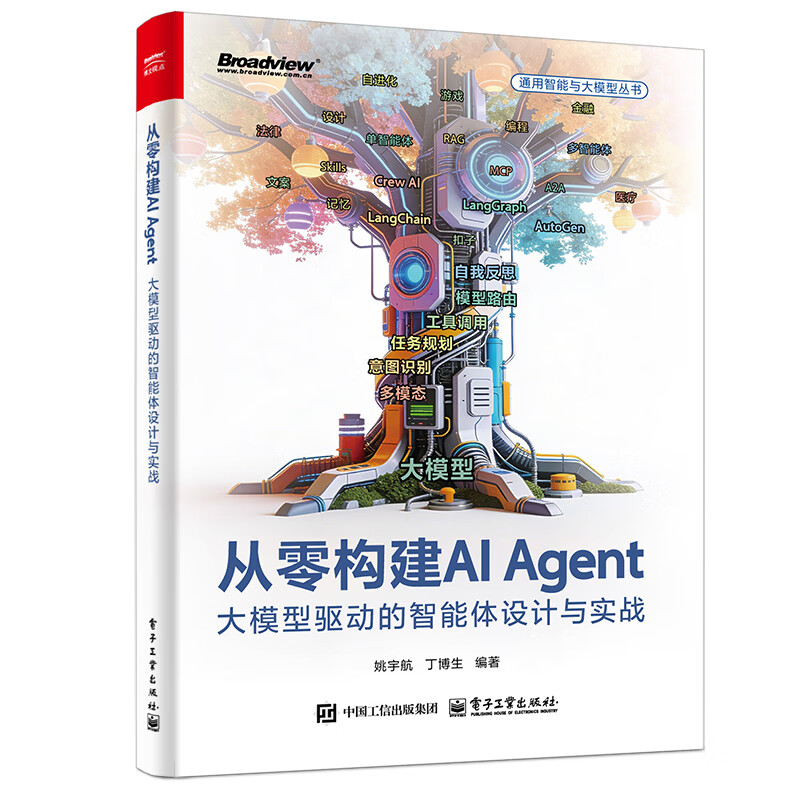 从零构建AI Agent：大模型驱动的智能体设计与实战详情图