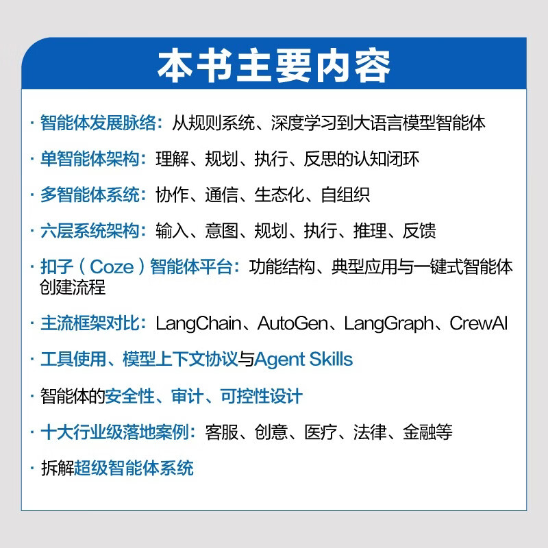 从零构建AI Agent：大模型驱动的智能体设计与实战详情图