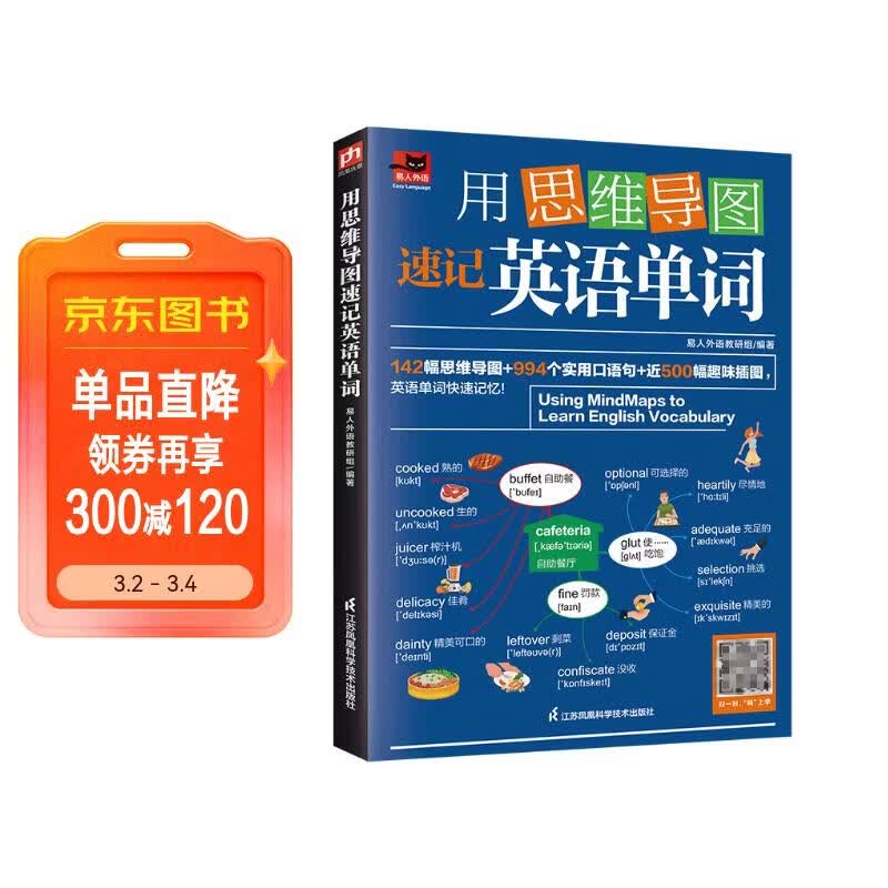 用思维导图速记英语单词 趣味插图 快速记忆 漫画图解 趣味学习 提高效率 方便携带 视频 授课 详情图