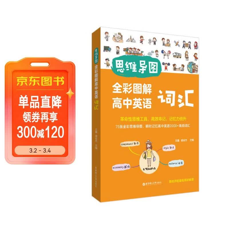 思维导图. 全彩图解高中英语词汇（赠名师配套视频讲解课）详情图