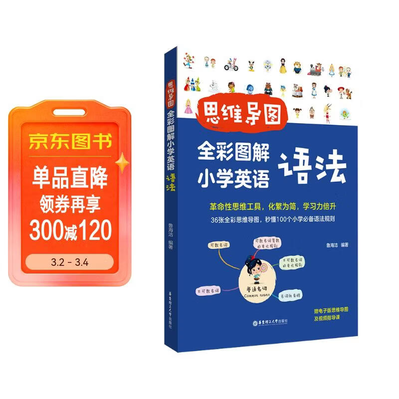 思维导图：全彩图解小学英语语法