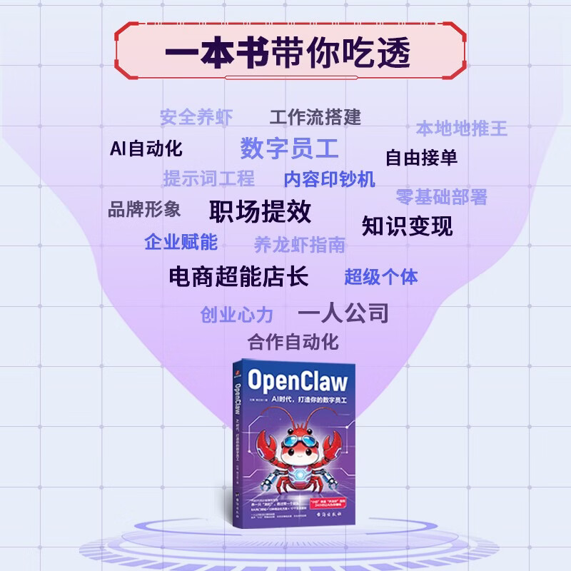 OpenClaw: AI时代，打造你的数字员工详情图
