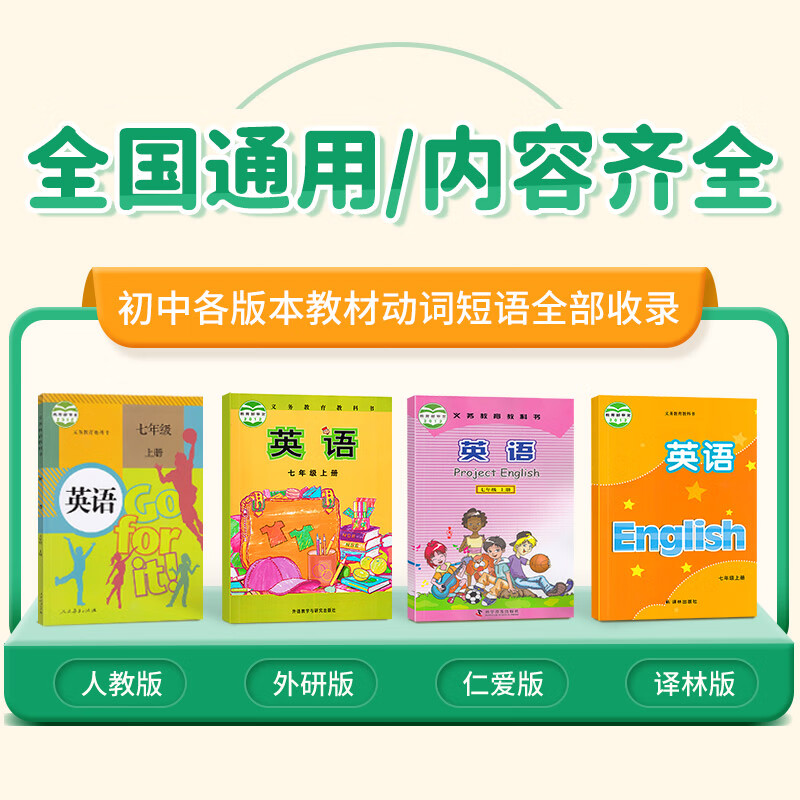 学未来初中英语语法思维导图速记知识点大全视频讲解时态专项墙贴挂图 【初中】语法+不规则+动词，4张