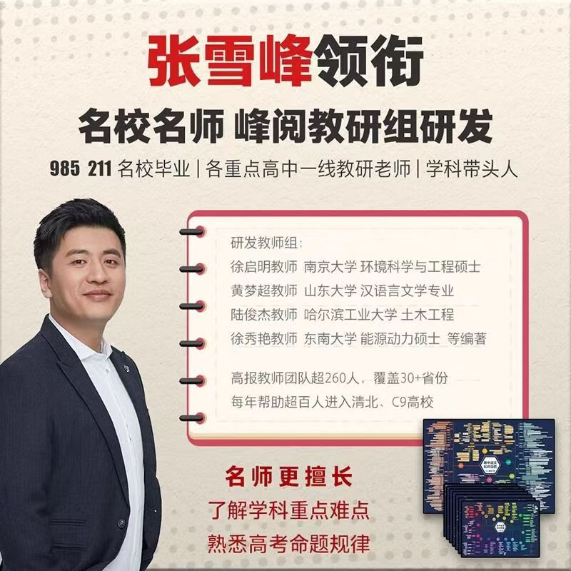 【官方正版-当日发货】九科【科目任选】张雪峰高中知识思维导图2025 高中知识导图 语文知识导图 高中知识导图张雪峰 高中知识思维导图 高中数学...详情图