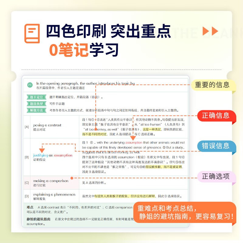 2025田静讲真题考研英语一 历年真题5步研读全攻略（中册）（2010-2017）搭句句真研 启航教育书课包详情图